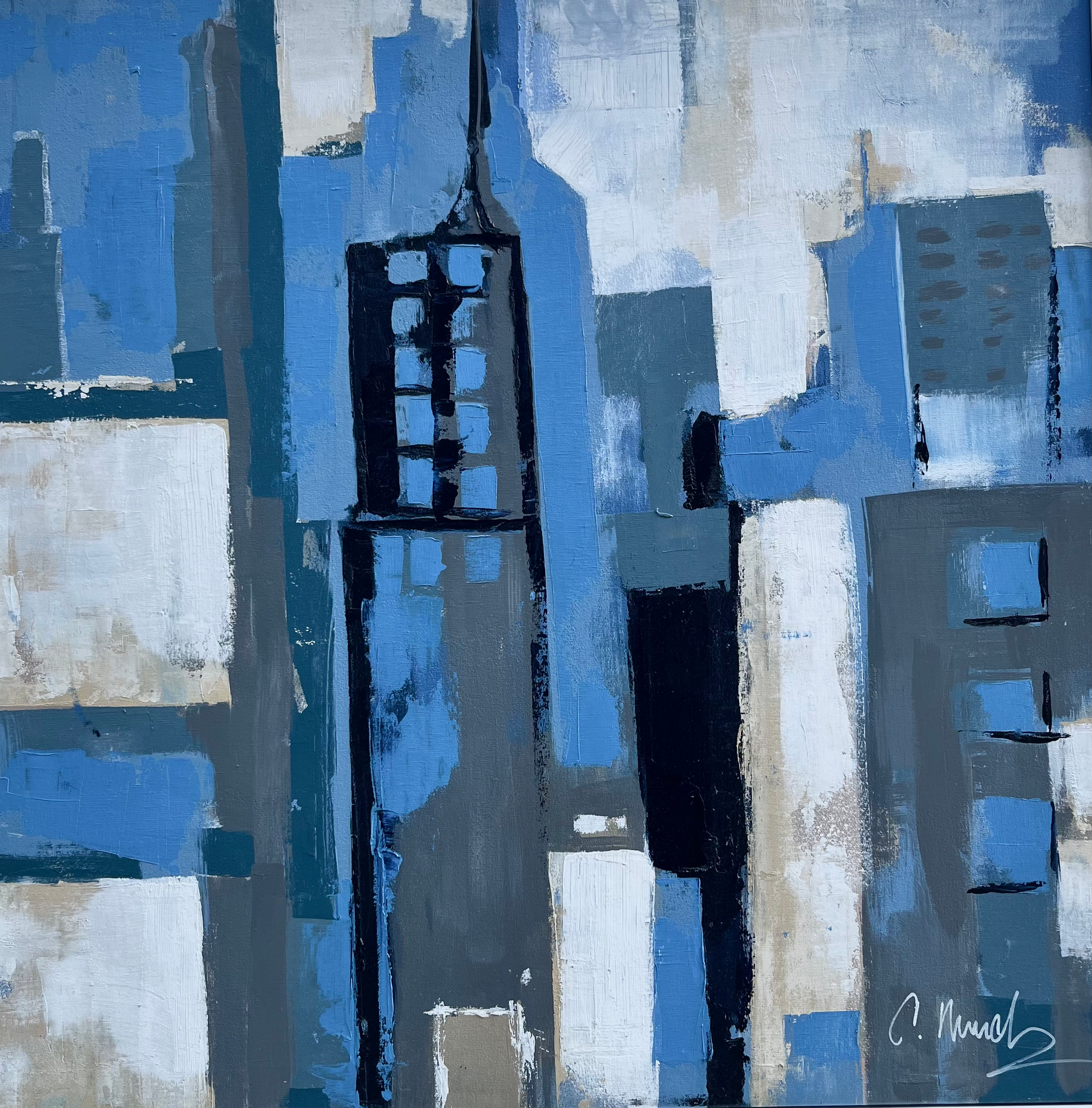 34x34 City Blues  image 0