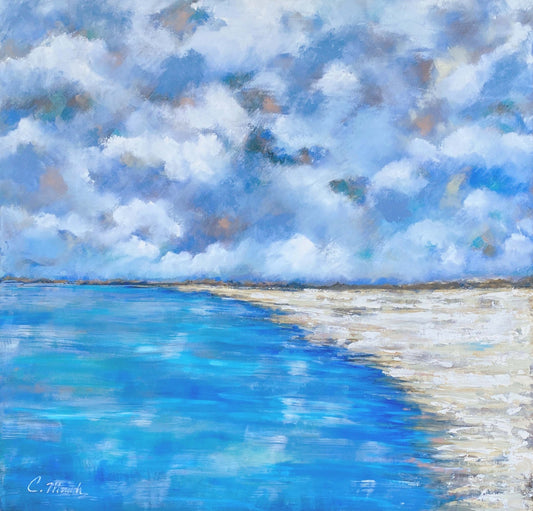 Day at the Beach (48X48) image 0