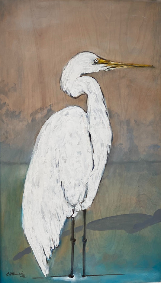 White Heron (24x40) image 0