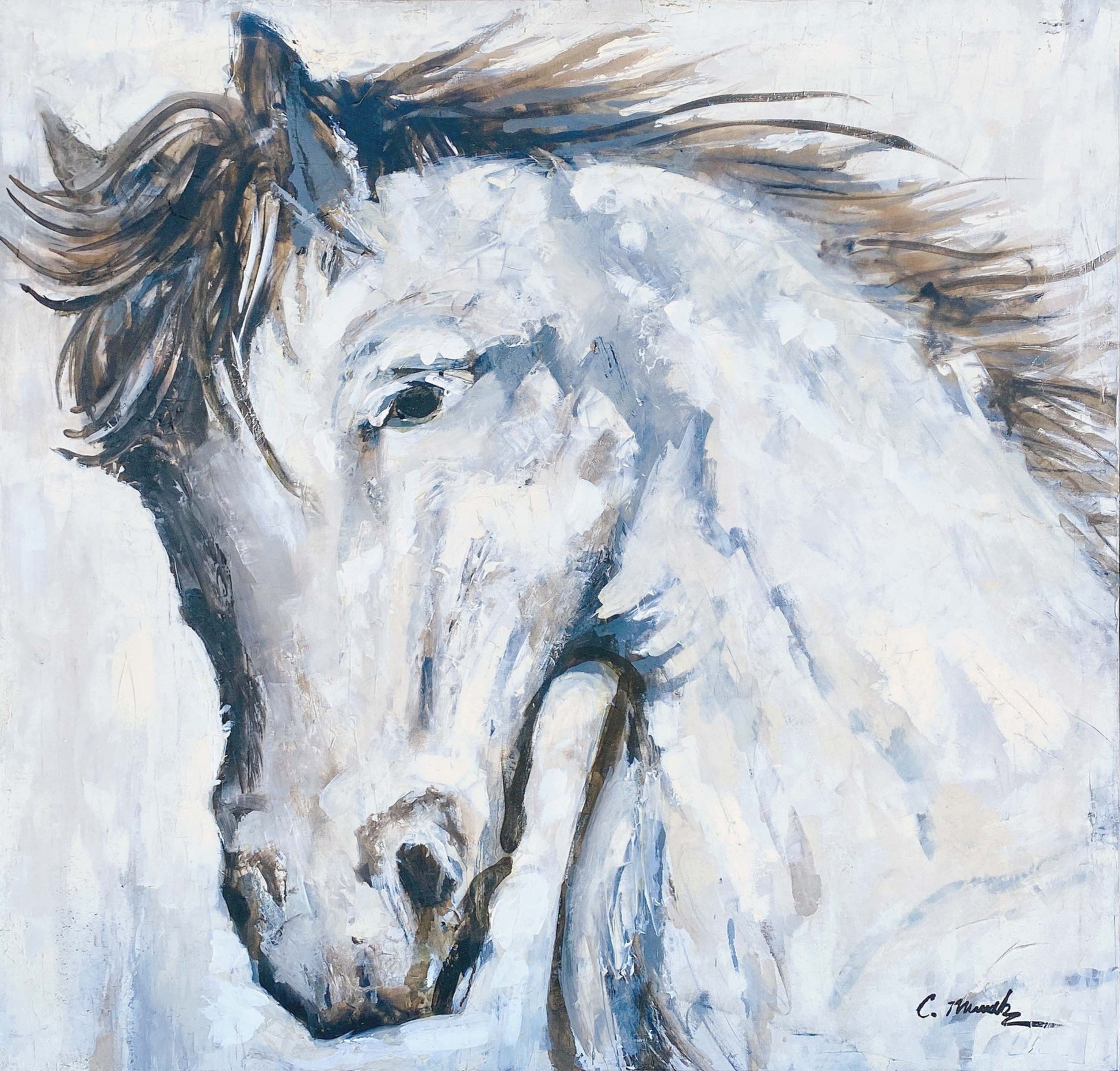 White Horse (40X40) image 0