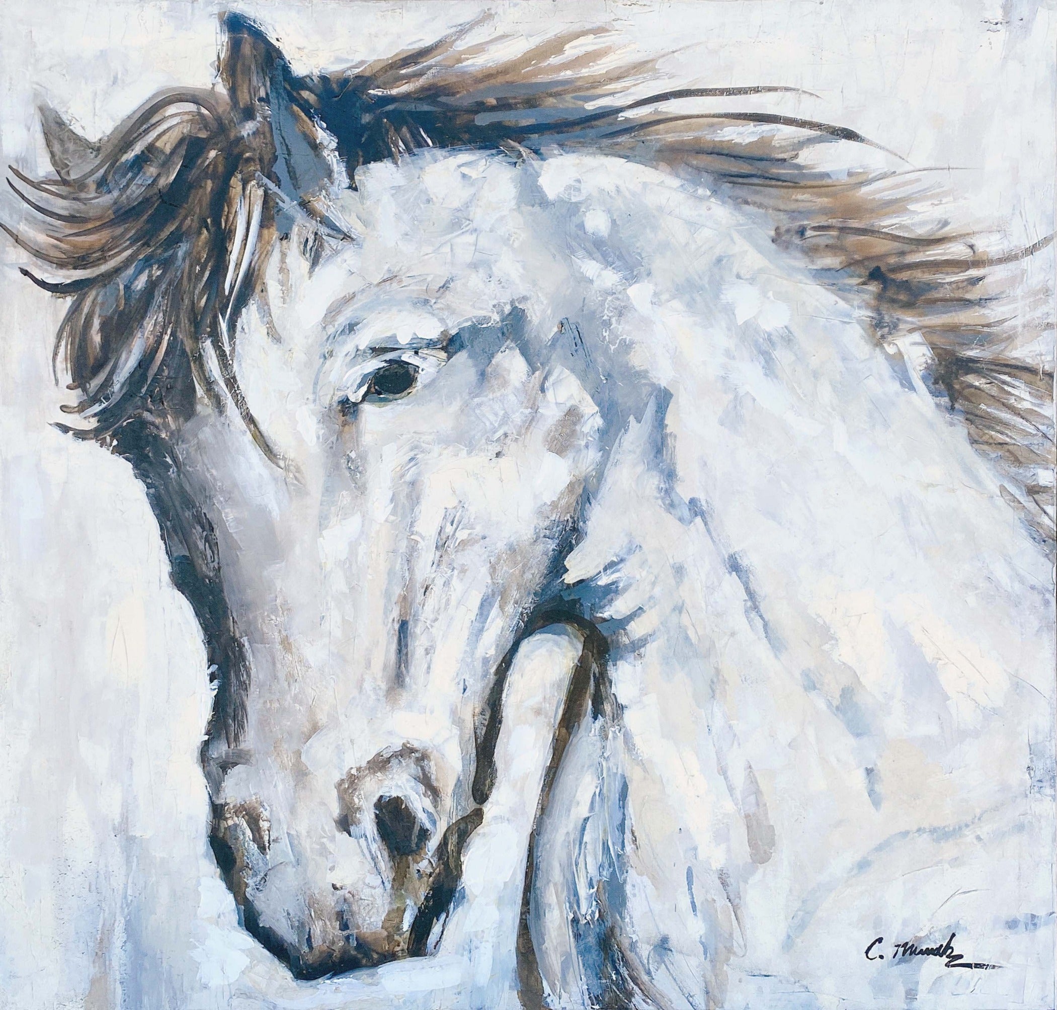 White Horse (40X40) image 0