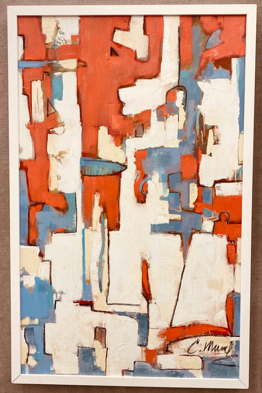 When Blue Struck (30x48) Framed image 0