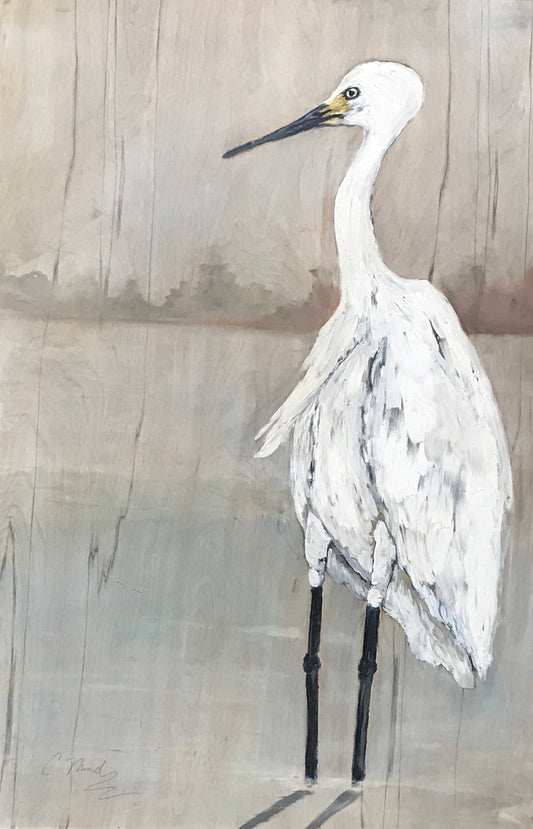 WHITE HERON (30X48) image 0